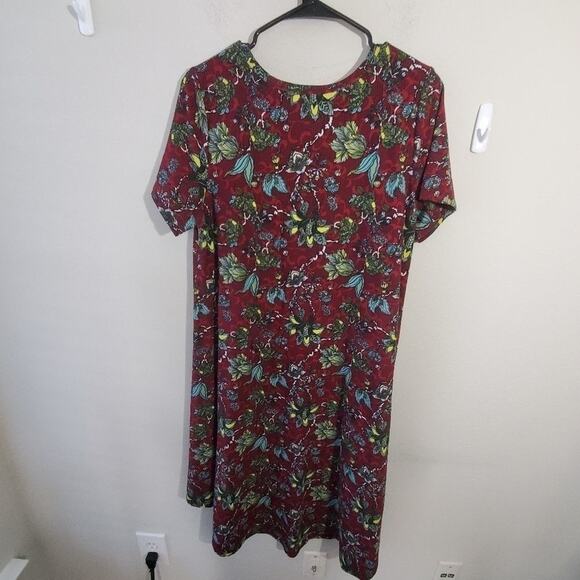 LULAROE SUPER soft Carley high low dress size‎ med - Picture 2 of 5
